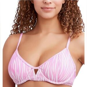 BCBGeneration Zebra Bathing Suit Top Size Medium